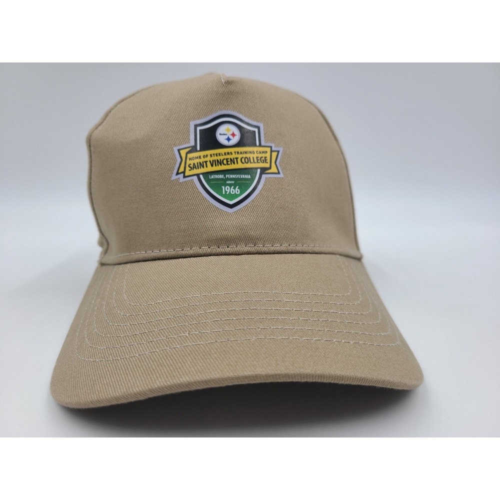 Pittsburgh Steelers Training Camp Saint Vincent College Strapback Hat Cap Brown - Picture 2 of 11